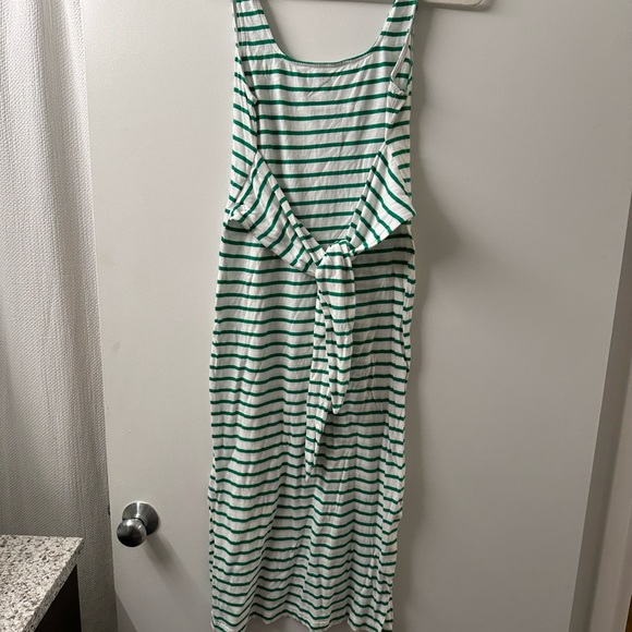 Rails green and white striped midi dress - Picture 2 of 3